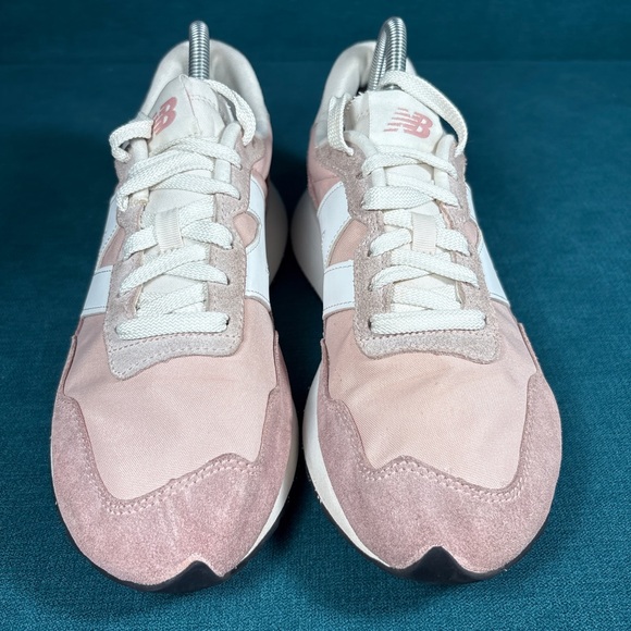 New Balance WS237DP1 Women’s Sneakers Pink White Size 9 Running Casual Shoes - Picture 4 of 8